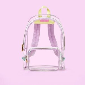 Stoney Clover Lane x Target Clear Lavender nwt transparent backpack